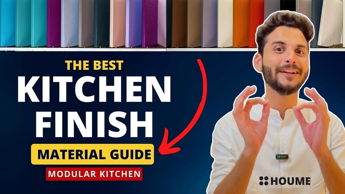 Best modular kitchen finish materials #kitchendesignideas #modularkitchen