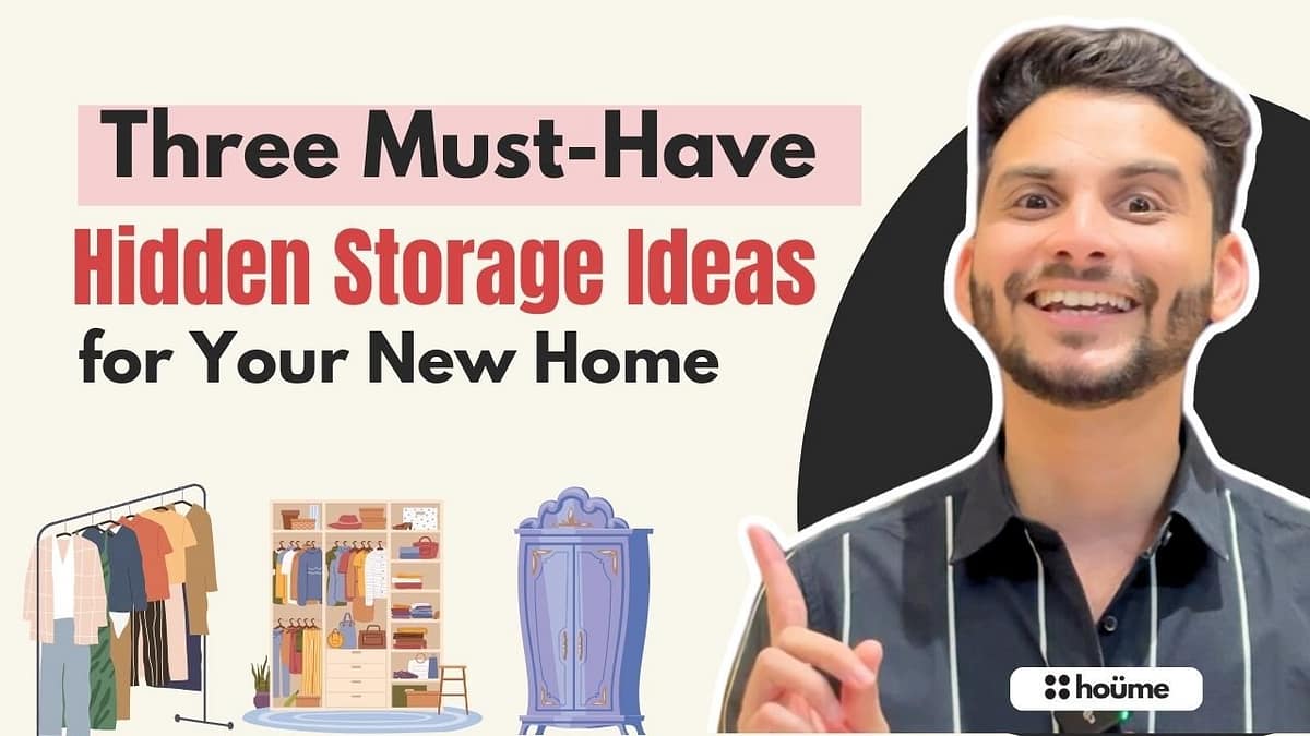 Three hidden storage ideas for your new home