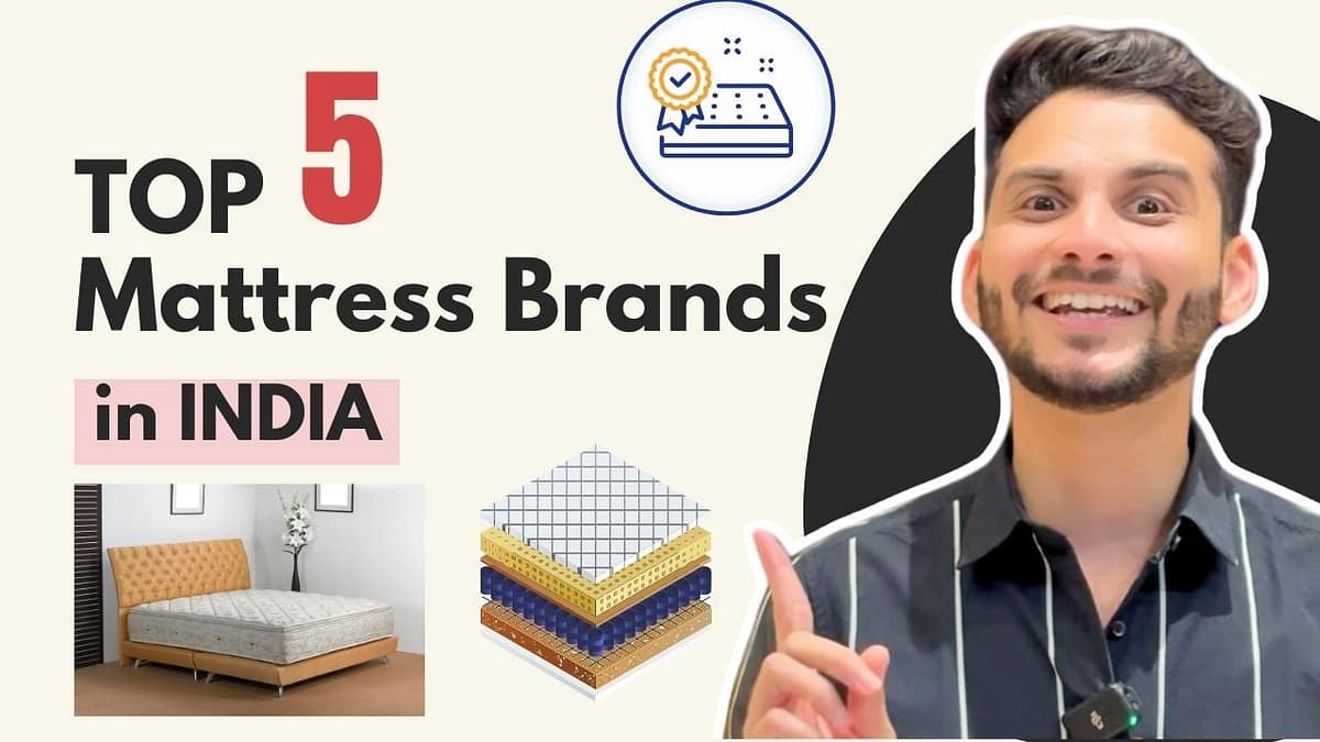 Top 5 best mattress brands in india 2024 - buy mattress online