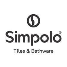 Simpolo Tiles & Bathware logo, featuring a stylized "S" and the word "Simpolo" in a modern sans-serif font.