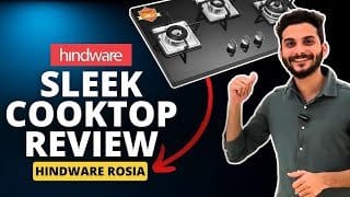 Best cooktop in india 2024 : hindware rosia sleek cooktop review - by houmeindia