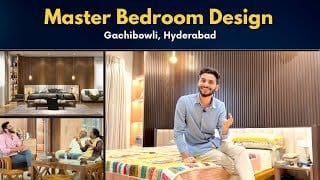 Luxury Bedroom Design in India: Room Tour of a Hyderabad Home by HoumeIndia