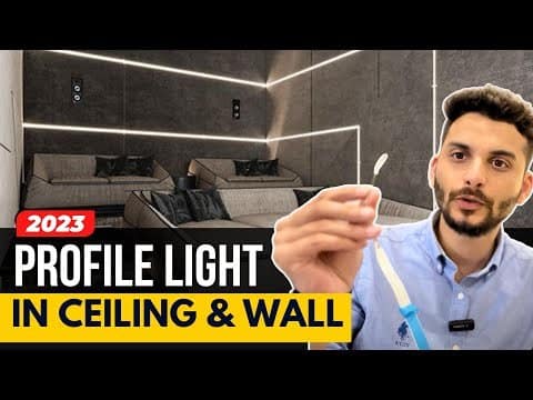 How to install led light strips on the wall