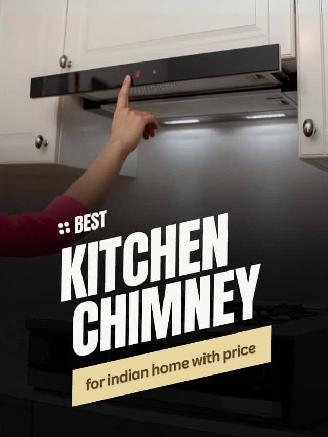 A modern kitchen featuring a sleek black chimney installed above a stovetop.
