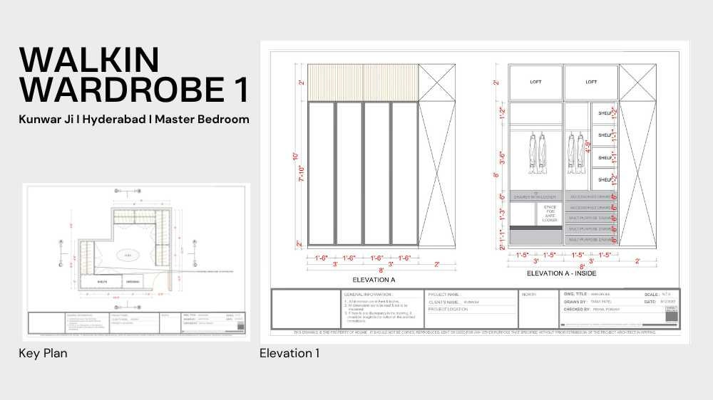 Closet
Walkin wardrobe 1
Kunwar Ji I Hyderabad I Master Bedroom